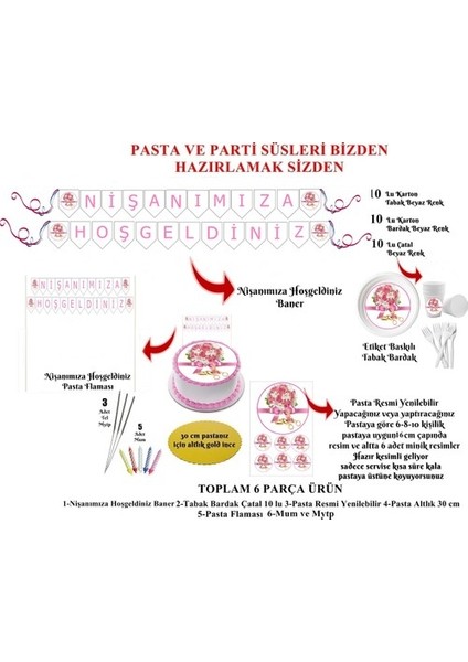 Pasta Resmi ve Parti Seti Safari Temalı 10 Kişilik