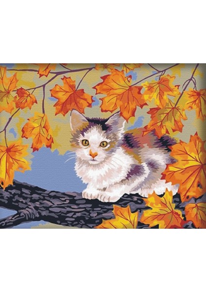 Hayvan Akçaağaç Yaprağı Dıy Elmas Mozaik Tablo Mozaik Puzzle 30X40 cm (Yurt Dışından)