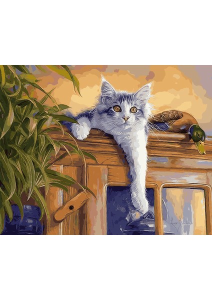 Hayvan Ördek Diy Dıy Elmas Mozaik Tablo Mozaik Puzzle 30X40 cm (Yurt Dışından)