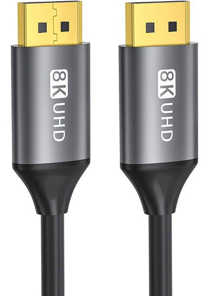 8k Displayport Kablo 1.4V 8K@60Hz Display Port To Display Port Cable 4K@144Hz/2K@165Hz/1080P 240Hz