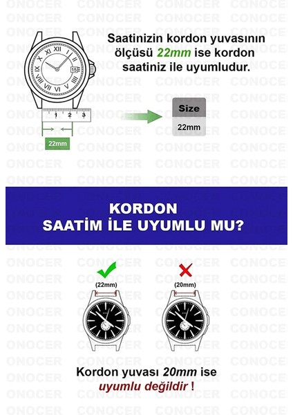 Huawei Gt / Gt2 / Gt2 Pro / Gt3 / Gt 3 Pro -Honor Magic Watch 2 46MM -Samsung Gear Watch 46MM Silikon Kordon fırsatları