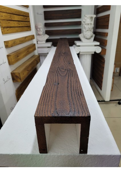 Ahşap Görünümlü Strafor 11X11 cm Ceviz Renkli (1 Metre)