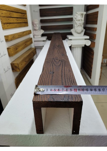 Ahşap Görünümlü Strafor 11X11 cm Ceviz Renkli (1 Metre)