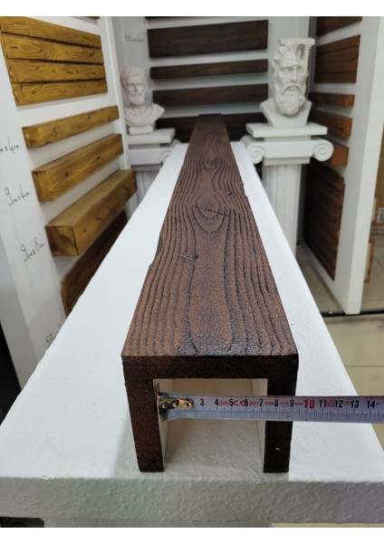 Ahşap Görünümlü Strafor 11X11 cm Ceviz Renkli (1 Metre)