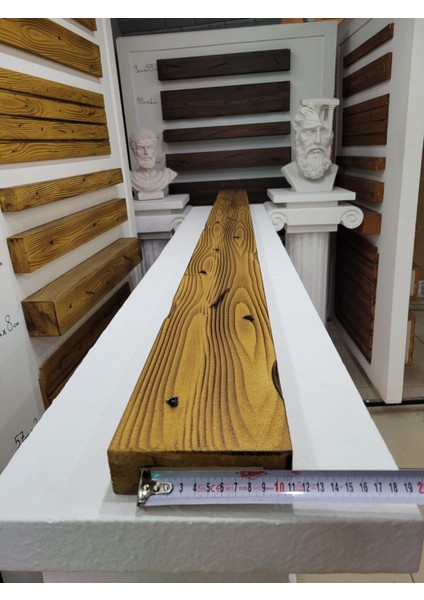 Ahşap Görünümlü Strafor 13,5x4 cm Açık Meşe Renkli (1 Metre)