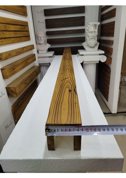 Ahşap Görünümlü Strafor 9x9 cm Açık Meşe Renkli (1 Metre)