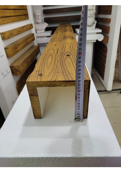 Ahşap Görünümlü Strafor 17X13,5 cm Açık Meşe Renkli (1 Metre)