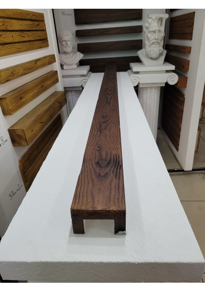Ahşap Görünümlü Strafor 9x5 cm Ceviz Renkli (1 Metre) modelleri