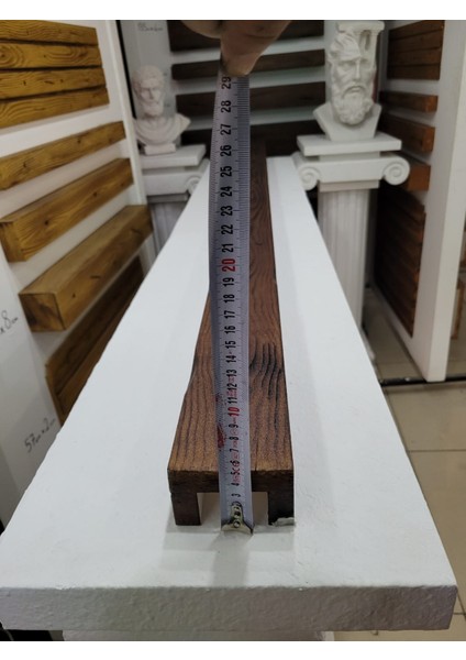 Ahşap Görünümlü Strafor 9x5 cm Ceviz Renkli (1 Metre) indirimleri
