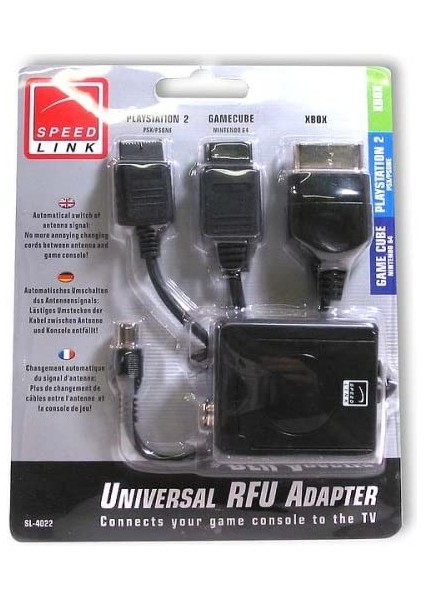 Playstation 2, Xbox, Gamecube - Universal Rfu Adapter