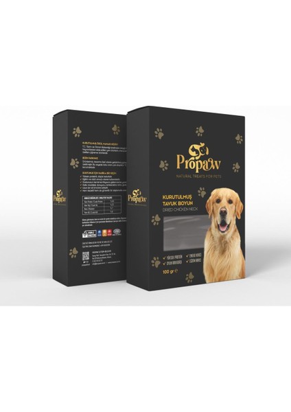 Tavuk Boyun Köpek Ödül Maması 100 gr