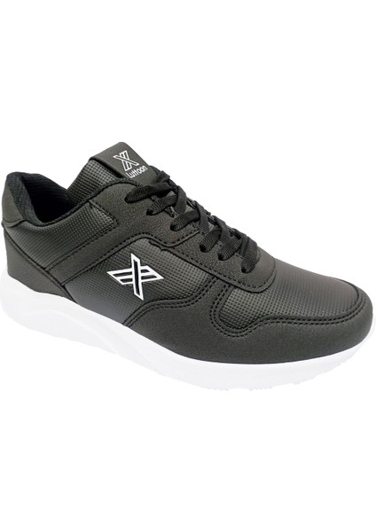 4039.G Deri Fashion Sneakers Ayakkabı 36-39 Siyah Beyaz