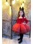 Kırmızı Kadife, Noel, Yılbaşı, Özel Gün, Kız Çocuk Abiye, Doğum Günü, Kutlama Elbisesi Christmas Dress 10