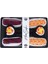 Mono Socks Lachs Makı Sushi Set C - 3'lü Erkek Çorap 1