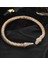 Taşlı Yılan Choker Kolye Gold 2