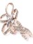 Broş Harf Simge Otantık Desenli Bronz Kristal Taşli 2