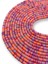 6mm Pembe-Turuncu- Mor Tonlu Mix / Karışık Renkli Polimer Kil Fimo DIZISI,40CM Fimo Dizi 1