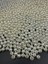 50GR 8mm Krem Renk Lüks / Lüx Kaplama Plastik Inci Boncuk , Takı Yapım Boncuğu (50GR,~200 Adet) 2
