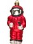 New Year Yeni Yıl Astronot Ağaç Süsü 3