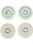 4 Parça LED Işıklar Yanıp Sönen Sınır Skate Roller Paten Tekerlekler 76 mm. Yeşil (Yurt Dışından) 1