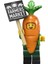 Mini Figür 71037 Seri 24: 04 Carrot Mascot 1