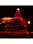 Kırmızı Yılbaşı Ağacı Işığı 10 Metre Kırmızı LED Işık 100 LED Lambalı Fişli Noel Işığı Yılbaşı Işığı Red Light 4