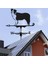 Hava Yözi Paslanmaz Çelik Weathervan Yard Bahçe Barn Süs Siyah Collies (Yurt Dışından) 5