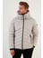 Slim Fit Kapüşonlu Dik Yaka Cepli Kışlık Mont Erkek Mont 6274909 1