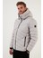 Slim Fit Kapüşonlu Dik Yaka Cepli Kışlık Mont Erkek Mont 6274909 2