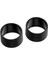 2X Dayanıklı Badminton Tenis Raket Düzeltme Yüzükleri Bant Aksesuarları Siyah (Yurt Dışından) 2
