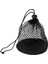 Dayanıklı Naylon Örgü Ağlar Torba Golf Tenis Topu Taşıyan Torage Torage Drawstring Kapatma Çantası - Siyah, S (Yurt Dışından) 2