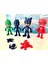 Pj Masks Pj Maskeliler 4 Figürlü Set Hareketli Kol Bacaklar Pija Maskeliler 3