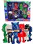 Pj Masks Pj Maskeliler Pjmasks Pjmasks Pijamaskeliler 10 Pcs Figür Araç Set TR-10123 1