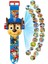 Paw Patrol Chase Figürlü 24 Farklı Karakteri Yansıtır 1