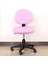 Düz Renkli Streç Ofis Masası Sandalye Dönen Koltuk Slipcover Pembe 2