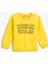 Baskılı Sweatshirt Uzun Kollu Bisiklet Yaka 1