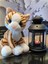 Krem Peluş Kedi 28CM 1