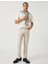 Basic Gabardin Pantolon Slim Fit Düğme Detaylı Cepli 2