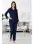 Model 2422 Lacivert Lohusa Pijama Takımı 2422 1