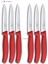 Evrekala Shop Victorinox 6'lı Büyük Bıçak Seti Düz 10 cm Red Series Soyma Bıçakları 1