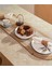 Cesta Amerikan Servis El Yapımı Pamuklu Natural Gri Jüt Örme Dekoratif Runner 37x136cm 9027 1