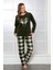 Kışlık Anne Kız Pijama Takımı - Kadın Kombin Pijama Takımı- Tek Ürün 1