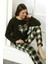 Kışlık Anne Kız Pijama Takımı - Kadın Kombin Pijama Takımı- Tek Ürün 2