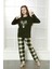 Kışlık Anne Kız Pijama Takımı - Kadın Kombin Pijama Takımı- Tek Ürün 3