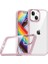 Apple iPhone 14 Kılıf Şeffaf Flora Kapak 1