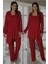 Kadın Vişne Hamile Lohusa Sabahlık Pijama Takımı 2401 1