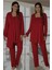 Kadın Vişne Hamile Lohusa Sabahlık Pijama Takımı 2401 1