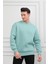 Store Erkek Kahverengi Bisiklet Yaka Relaxed Regular Sweatshirt 5