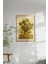 Ahşap Çerçeveli Tablo Çerçeveli Ahşap Dekor Tablo Seti Dekoratif Tablo Van Gogh Ayçiçeği Vazo 1