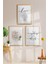 Çerçeveli Çoklu Tablo Modern Çerçeveler Ev Dekoru Konsept 3'lü Ahşap Çerçeve Love Home Yazılı 1